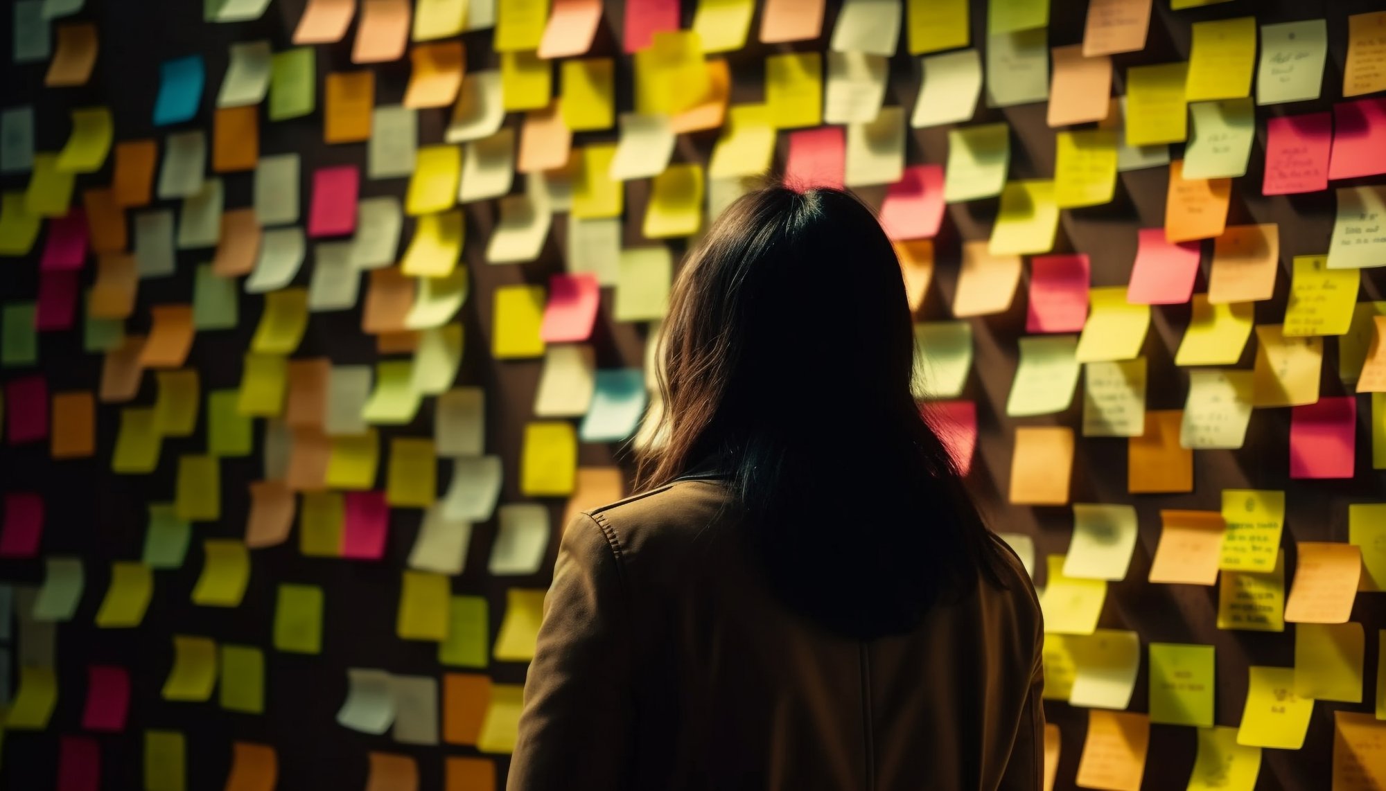young-businesswoman-brainstorming-sticky-note-ideas-night-generated-by-ai (1)
